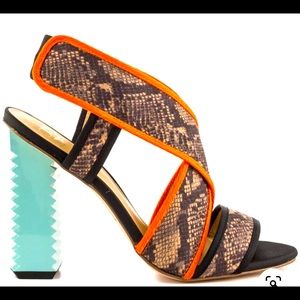 GX by Gwen Stefani Maddison Snakeskin Heels